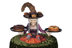 Katherine's Collection Gertrude Grimoir Witch Cupcake Server