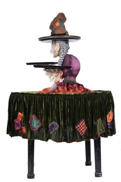 Load image into Gallery viewer, Katherine&#39;s Collection Gertrude Grimoir Witch Cupcake Server
