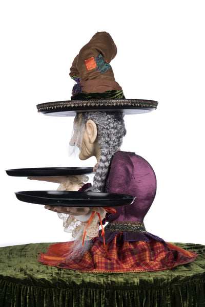 Load image into Gallery viewer, Katherine&#39;s Collection Gertrude Grimoir Witch Cupcake Server
