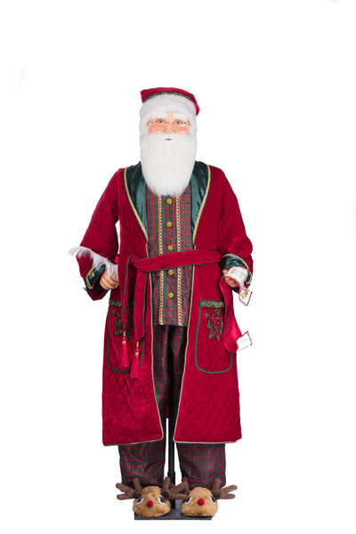 Load image into Gallery viewer, Katherine&#39;s Collection Holiday Magic Sweet Dreams Santa Doll Life Size
