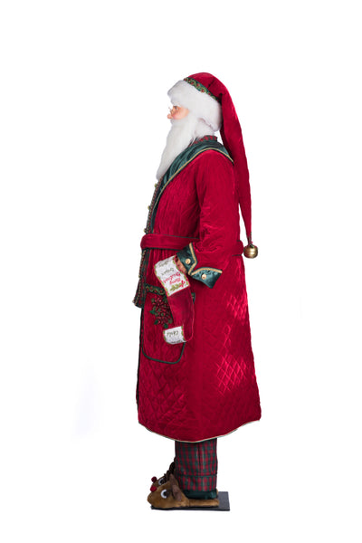 Load image into Gallery viewer, Katherine&#39;s Collection Holiday Magic Sweet Dreams Santa Doll Life Size
