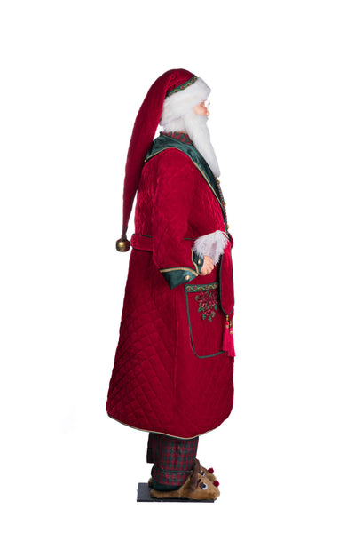 Load image into Gallery viewer, Katherine&#39;s Collection Holiday Magic Sweet Dreams Santa Doll Life Size
