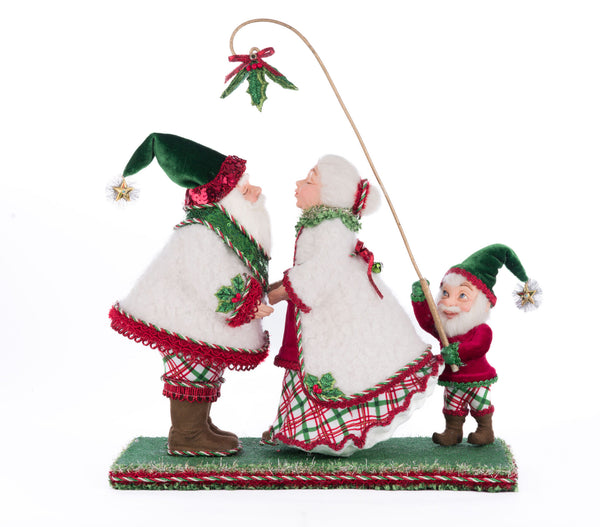 Load image into Gallery viewer, Katherine&#39;s Collection Holly Woods Mr. And Mrs. Claus Under The Mistletoe
