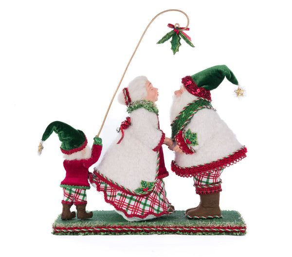 Load image into Gallery viewer, Katherine&#39;s Collection Holly Woods Mr. And Mrs. Claus Under The Mistletoe
