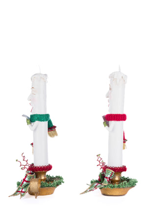 Katherine's Collection Village Of Holly Woods Caroling Candles Assortment of 2