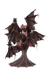 Katherine's Collection Jacks And Cats Bat Candelabra