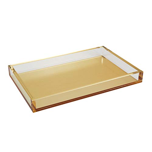 Tizo Design Lucite Gold 12x8  Tray