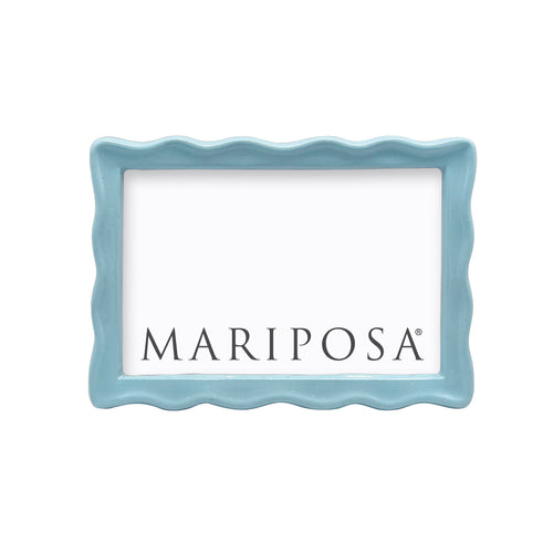 Mariposa Wavy Aqua 4x6 Frame