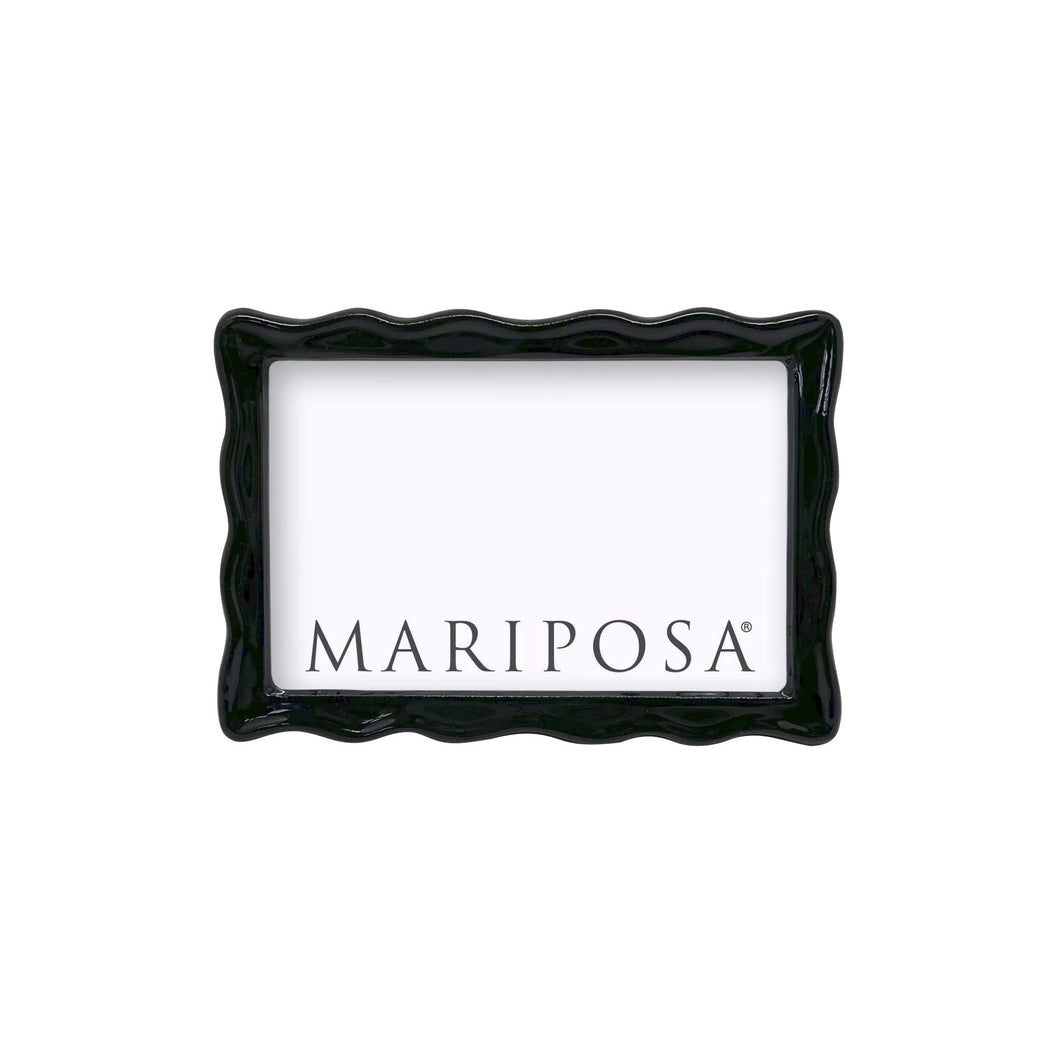 Mariposa Wavy Black 4x6 Frame