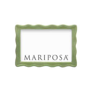 Mariposa Wavy Green 4x6 Frame