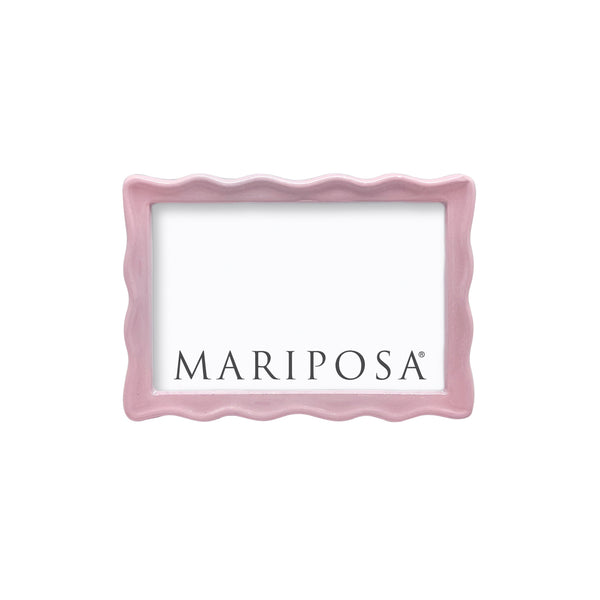 Load image into Gallery viewer, Mariposa Wavy Pink 4x6 Frame
