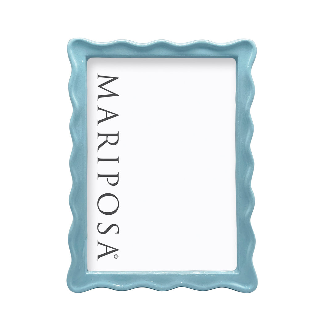 Mariposa Wavy Aqua 5x7 Frame