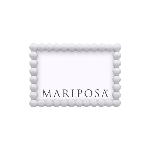 Mariposa Baubles White 4x6 Frame