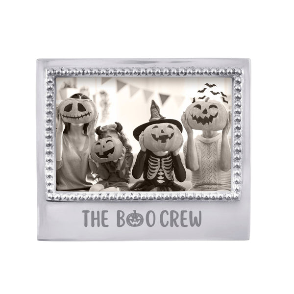 Load image into Gallery viewer, Mariposa THE BOO CREW PUMPKIN Beaded 4x6 Frame
