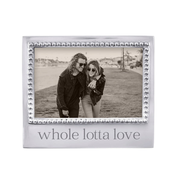 Load image into Gallery viewer, Mariposa WHOLE LOTTA LOVE Beaded 4x6 Frame
