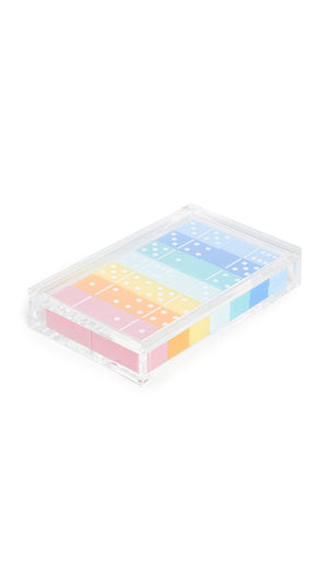 Tizo Design Acrylic Domino Set - Multi Color