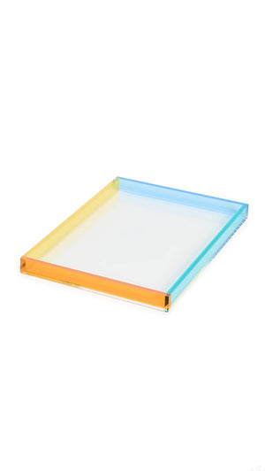 Tizo Design Lucite Multi Color Tray