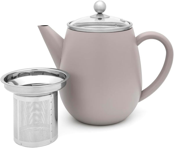 Load image into Gallery viewer, Bredemeijer Teapot Duet Eva 1.1L Concrete Grey
