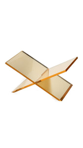 Tizo Design Lucite Acrylic Book Stand - Gold