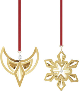 Georg Jensen 2024 Christmas Ornament Set, Plated in 18k Gold