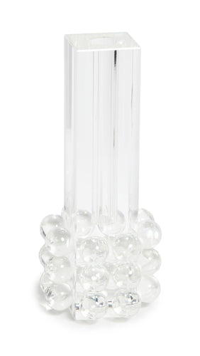 Tizo Design Crystal Glass Bubble Bud Vase