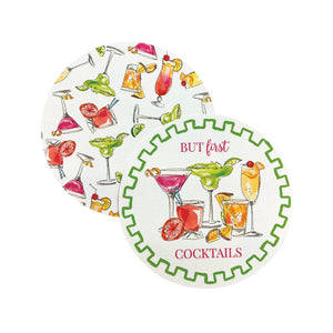 Mariposa But first...Cocktails Beaded Coaster Set