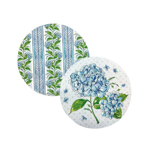 Mariposa Hydrangea Beaded Coaster Set