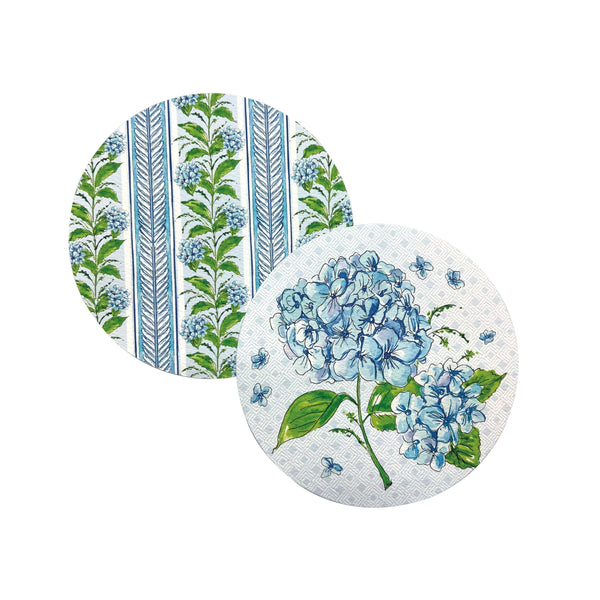 Load image into Gallery viewer, Mariposa Hydrangea Beaded Coaster Set
