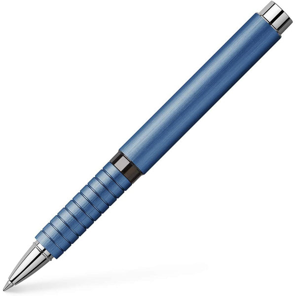 Load image into Gallery viewer, Faber-Castell Essentio Rollerball Pen - Aluminum Blue
