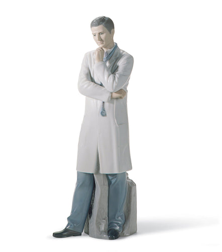 Lladro Male Doctor Figurine