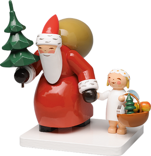 Wendt & Kuhn Santa Claus with Tree and Angel