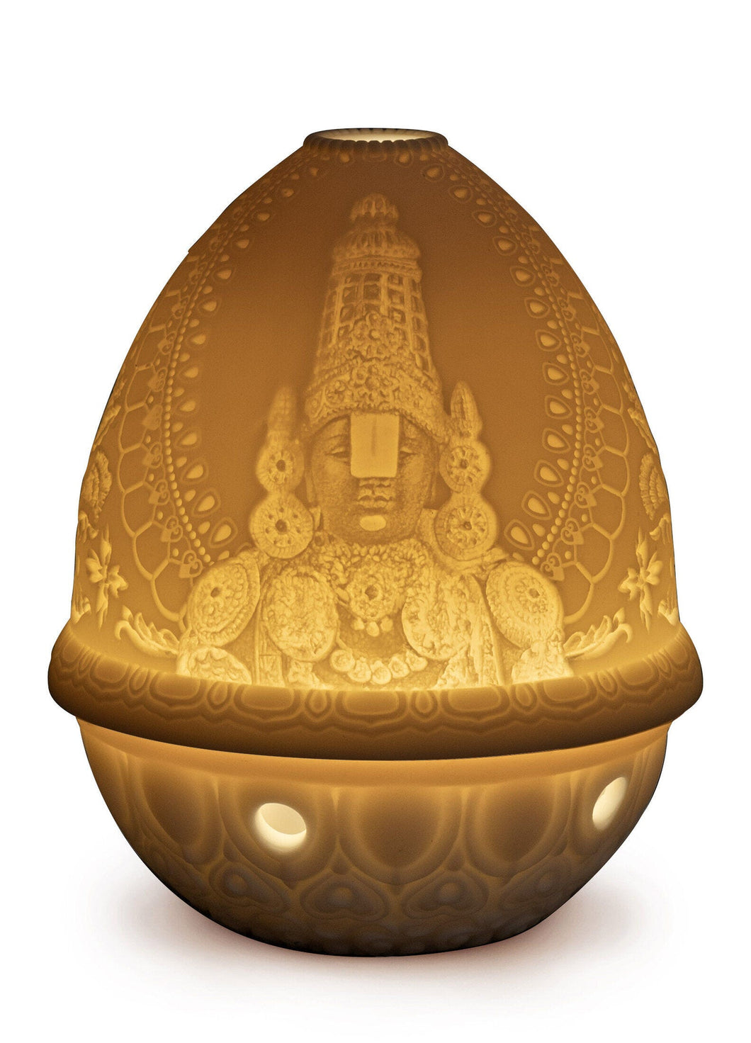 Lladro Lord Balaji Lithophane - Votive