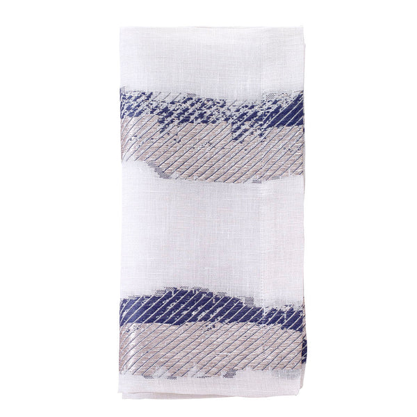 Load image into Gallery viewer, Bodrum Linens Brushstroke - Linen Napkins - Set of 4
