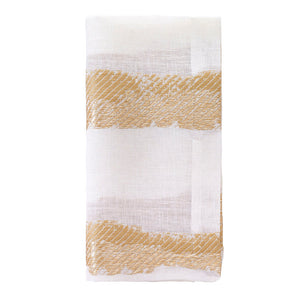 Bodrum Linens Brushstroke - Linen Napkins - Set of 4