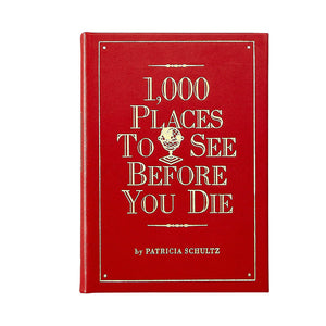 Graphic Image 1,000 Places to See Before You Die - Leather Book