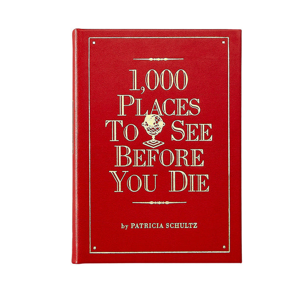 Load image into Gallery viewer, Graphic Image 1,000 Places to See Before You Die - Leather Book
