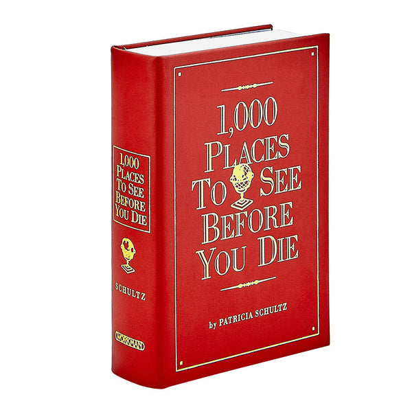 Load image into Gallery viewer, Graphic Image 1,000 Places to See Before You Die - Leather Book
