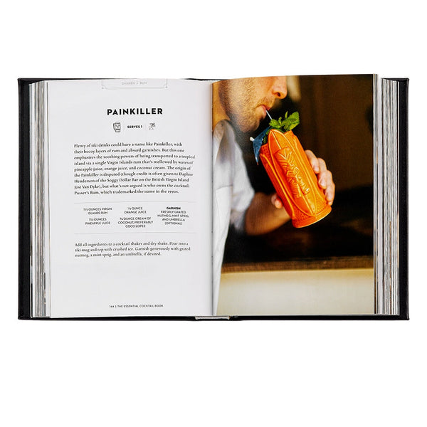 Load image into Gallery viewer, Graphic Image The Essential Cocktail Book - Leather Book
