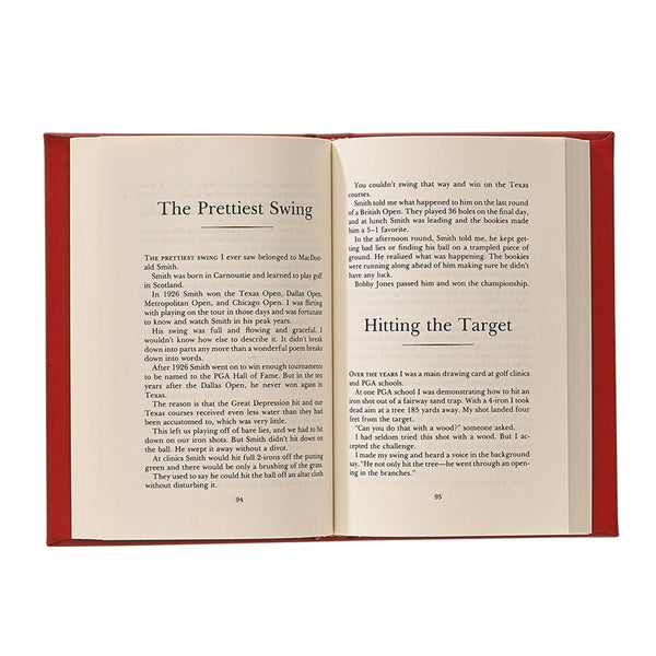 Load image into Gallery viewer, Graphic Image Harvey Penick&#39;s Little Red Book - Leather Book
