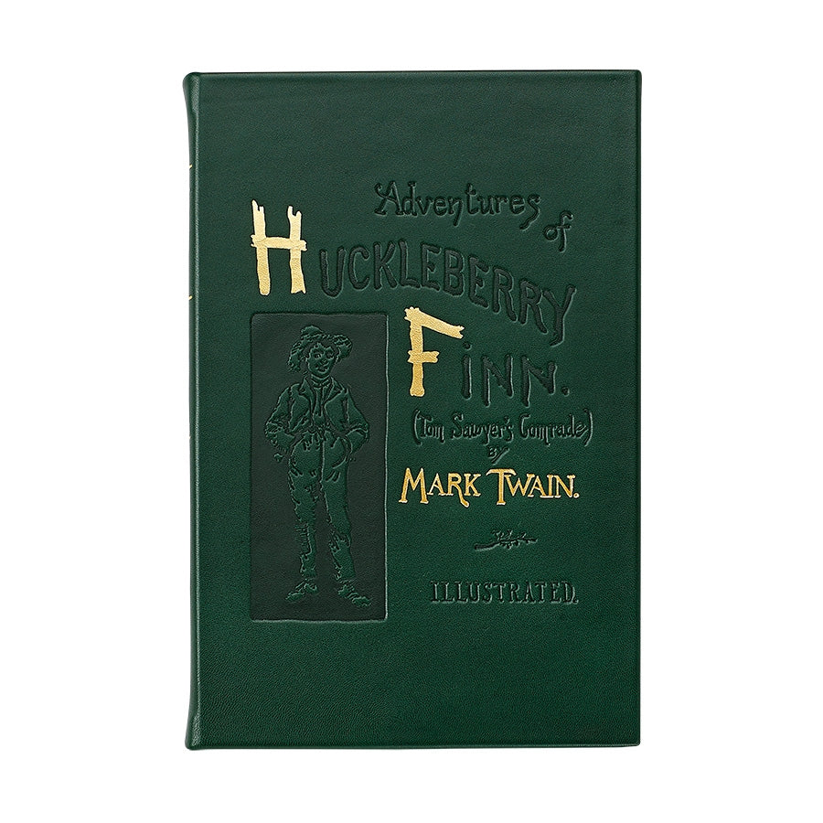 Graphic Image Adventures of Huckleberry Finn - Leather Book