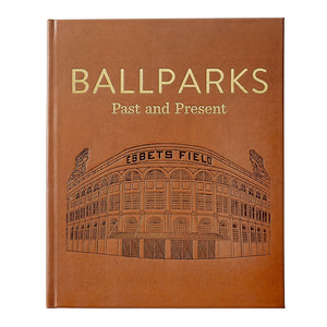 Graphic Image Ballparks Past and Present - Leather Book