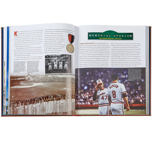 Graphic Image Ballparks Past and Present - Leather Book