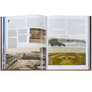 Graphic Image Ballparks Past and Present - Leather Book