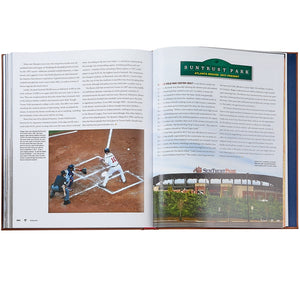 Graphic Image Ballparks Past and Present - Leather Book