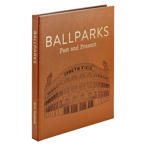 Graphic Image Ballparks Past and Present - Leather Book