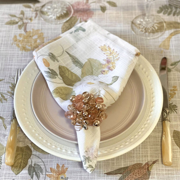 Load image into Gallery viewer, Bodrum Linens Botanica Linens - Linen Napkins - Set of 4
