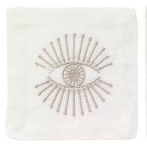 Bodrum Linens Bright Eyes - Cocktail Napkins - Set of 4