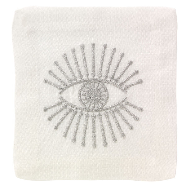 Load image into Gallery viewer, Bodrum Linens Bright Eyes - Cocktail Napkins - Set of 4
