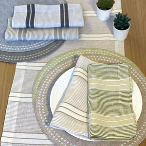 Bodrum Linens Brighton - Linen Napkins - Set of 4