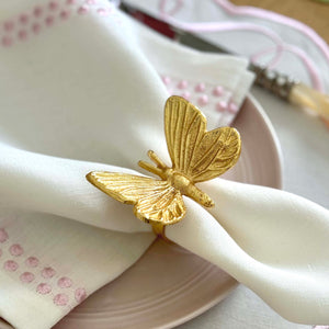 Bodrum Linens Butterfly - Napkin Rings - Set of 4